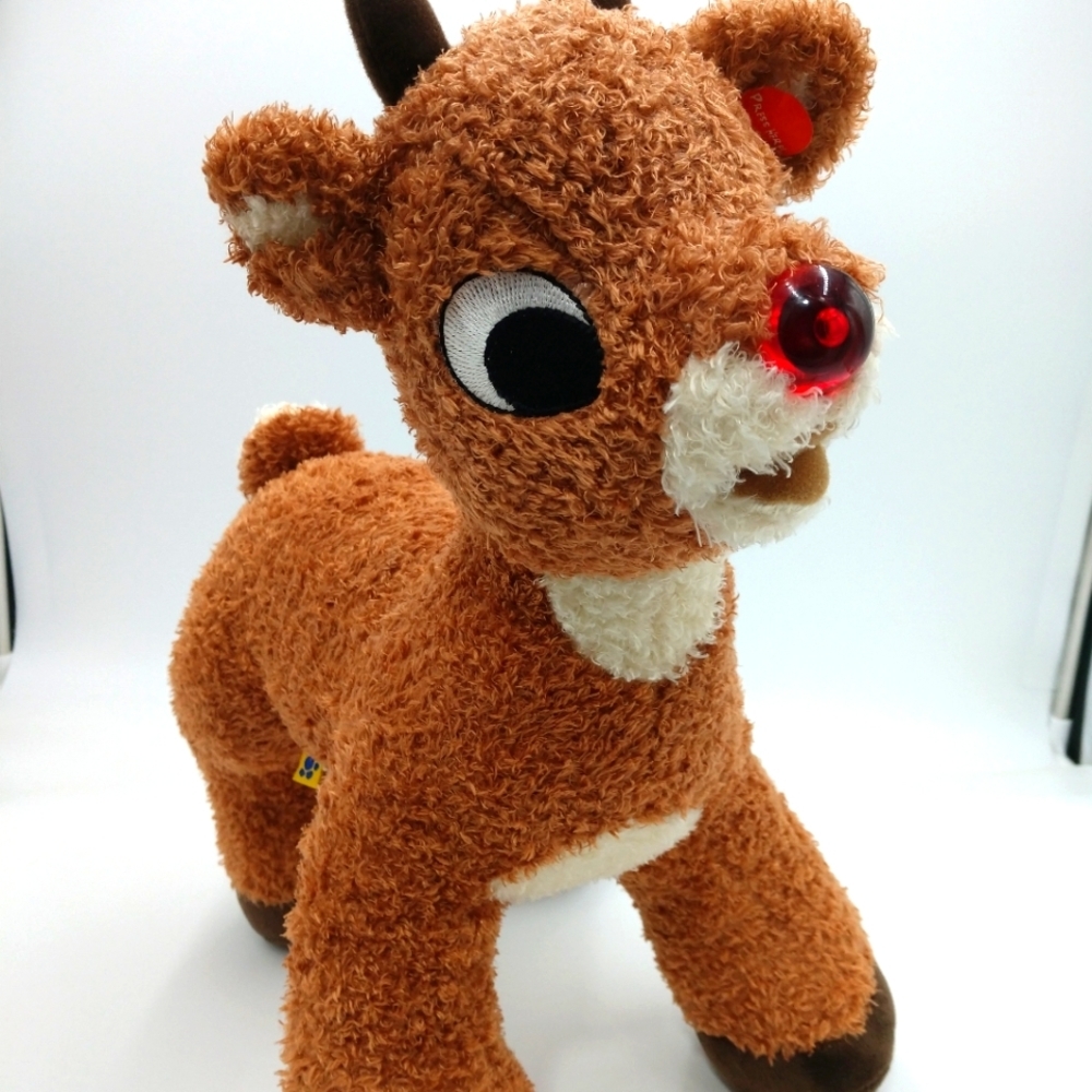 Build a Bear Rudolph Curly Hair Plush